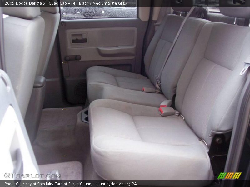 Black / Medium Slate Gray 2005 Dodge Dakota ST Quad Cab 4x4