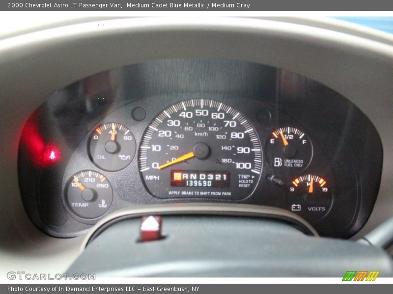  2000 Astro LT Passenger Van LT Passenger Van Gauges