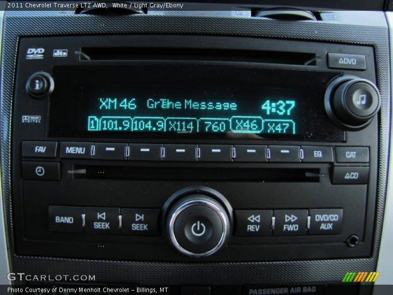 Audio System of 2011 Traverse LTZ AWD
