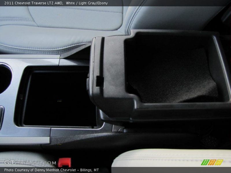 White / Light Gray/Ebony 2011 Chevrolet Traverse LTZ AWD