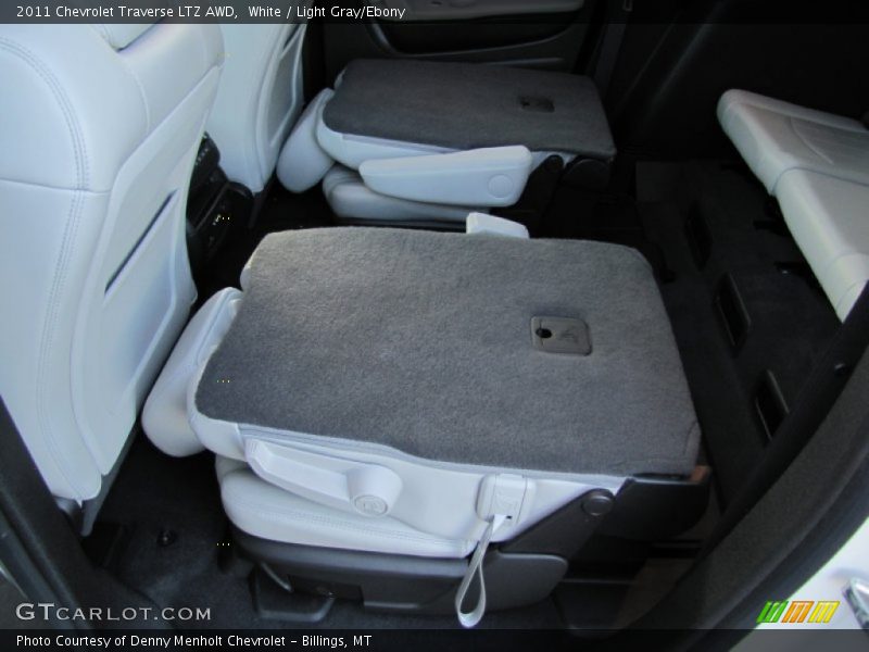 White / Light Gray/Ebony 2011 Chevrolet Traverse LTZ AWD