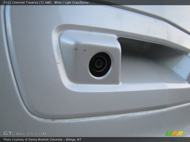 White / Light Gray/Ebony 2011 Chevrolet Traverse LTZ AWD
