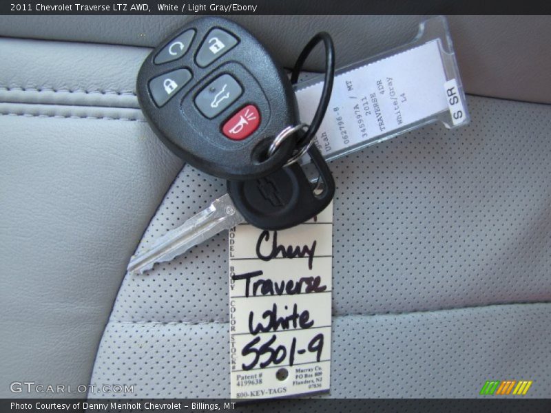 Keys of 2011 Traverse LTZ AWD