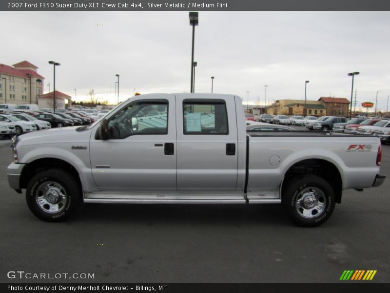 Silver Metallic / Medium Flint 2007 Ford F350 Super Duty XLT Crew Cab 4x4