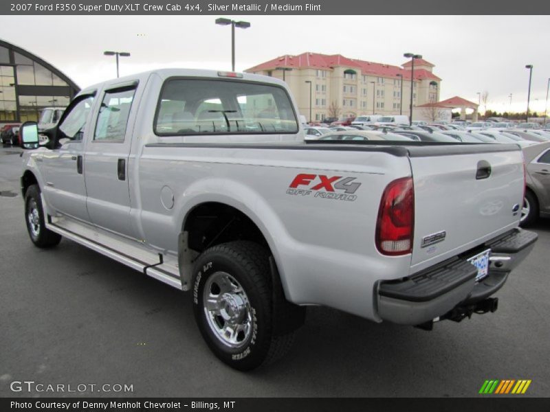 Silver Metallic / Medium Flint 2007 Ford F350 Super Duty XLT Crew Cab 4x4