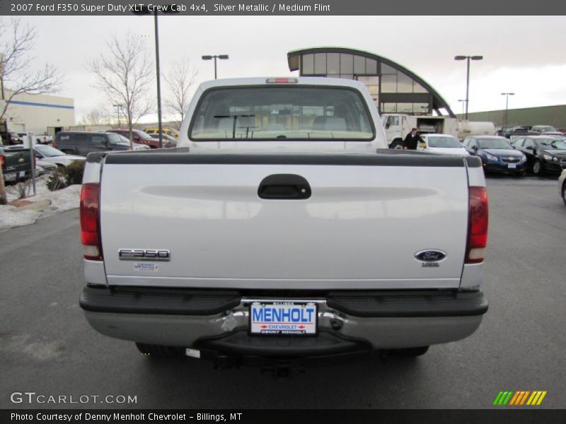 Silver Metallic / Medium Flint 2007 Ford F350 Super Duty XLT Crew Cab 4x4