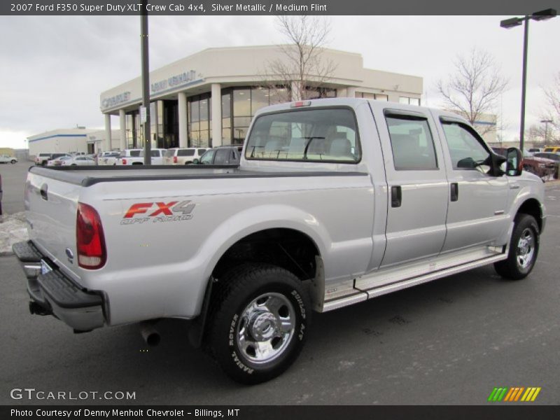 Silver Metallic / Medium Flint 2007 Ford F350 Super Duty XLT Crew Cab 4x4