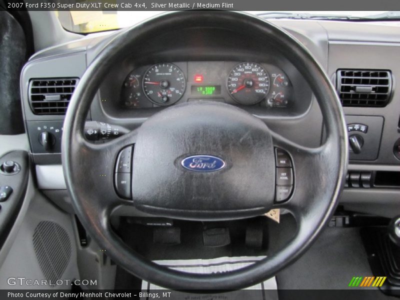 Silver Metallic / Medium Flint 2007 Ford F350 Super Duty XLT Crew Cab 4x4