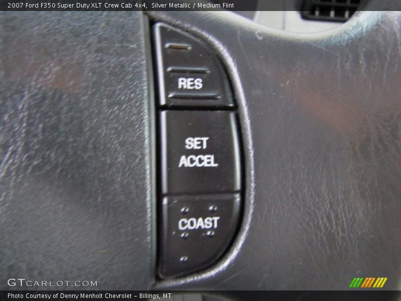 Silver Metallic / Medium Flint 2007 Ford F350 Super Duty XLT Crew Cab 4x4