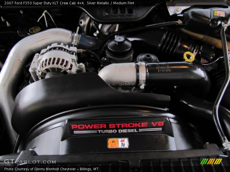 Silver Metallic / Medium Flint 2007 Ford F350 Super Duty XLT Crew Cab 4x4