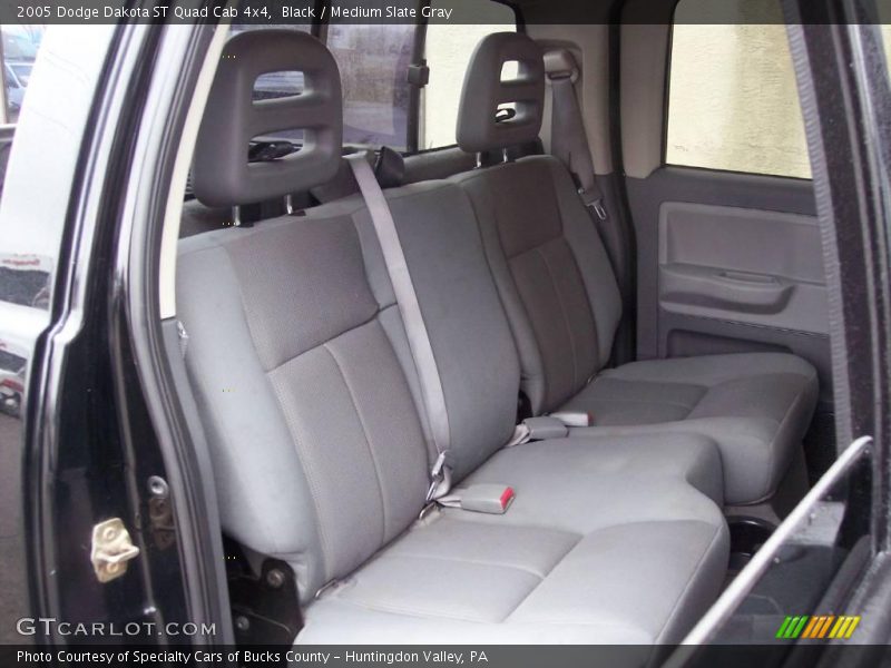 Black / Medium Slate Gray 2005 Dodge Dakota ST Quad Cab 4x4