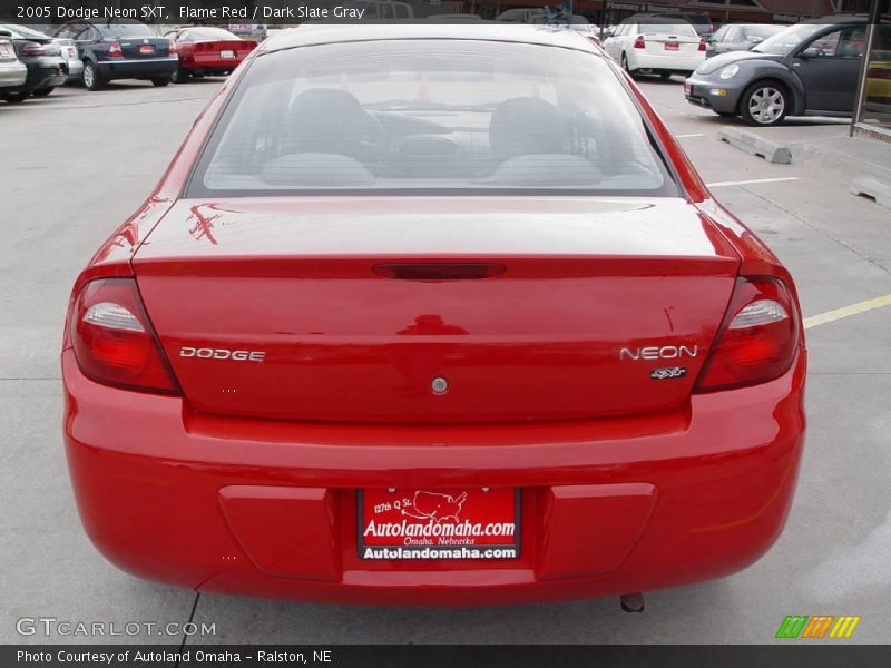 Flame Red / Dark Slate Gray 2005 Dodge Neon SXT