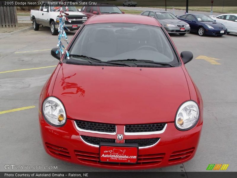 Flame Red / Dark Slate Gray 2005 Dodge Neon SXT