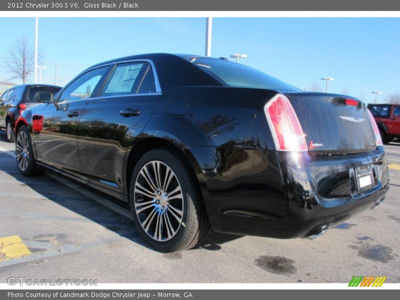 Gloss Black / Black 2012 Chrysler 300 S V6