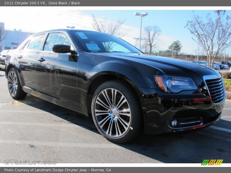 Gloss Black / Black 2012 Chrysler 300 S V6