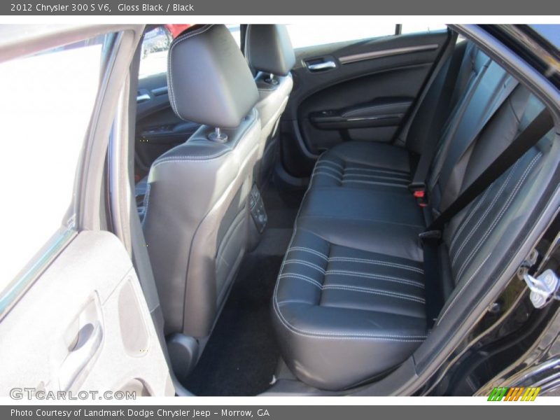 Rear Seat of 2012 300 S V6