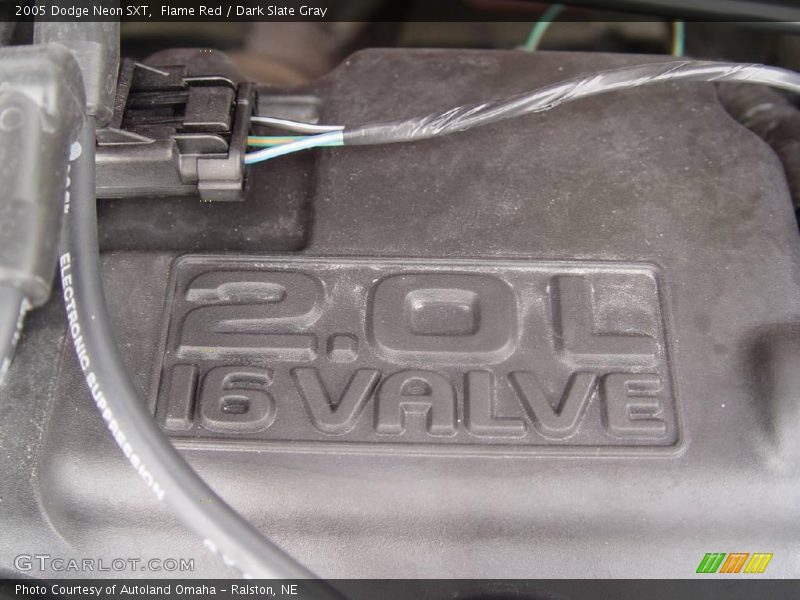 Flame Red / Dark Slate Gray 2005 Dodge Neon SXT