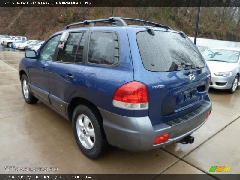 Nautical Blue / Gray 2006 Hyundai Santa Fe GLS