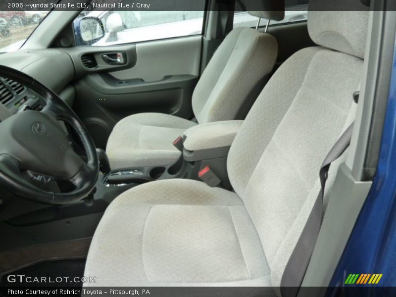 Nautical Blue / Gray 2006 Hyundai Santa Fe GLS