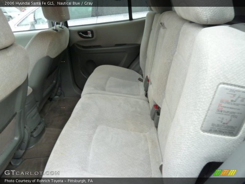 Nautical Blue / Gray 2006 Hyundai Santa Fe GLS