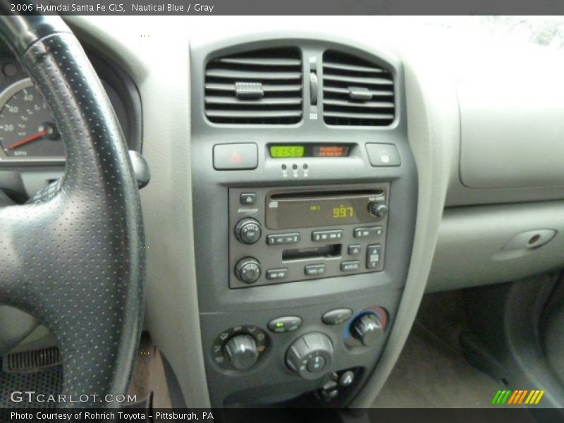 Nautical Blue / Gray 2006 Hyundai Santa Fe GLS