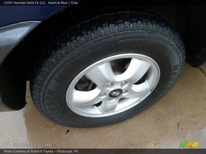Nautical Blue / Gray 2006 Hyundai Santa Fe GLS