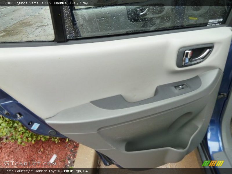 Nautical Blue / Gray 2006 Hyundai Santa Fe GLS