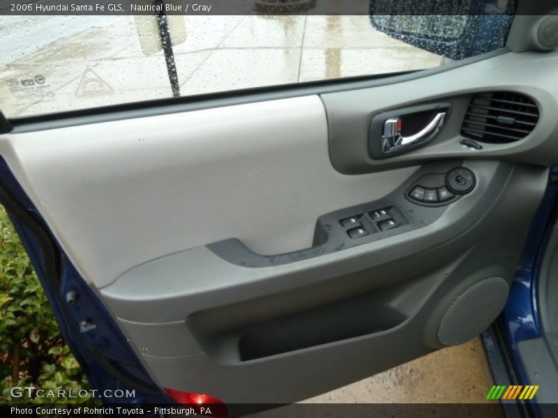 Nautical Blue / Gray 2006 Hyundai Santa Fe GLS