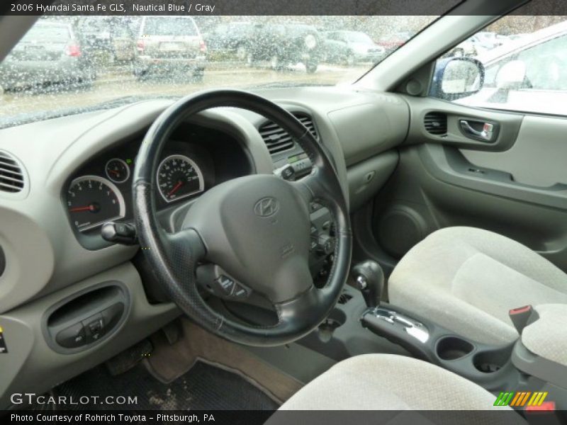 Nautical Blue / Gray 2006 Hyundai Santa Fe GLS