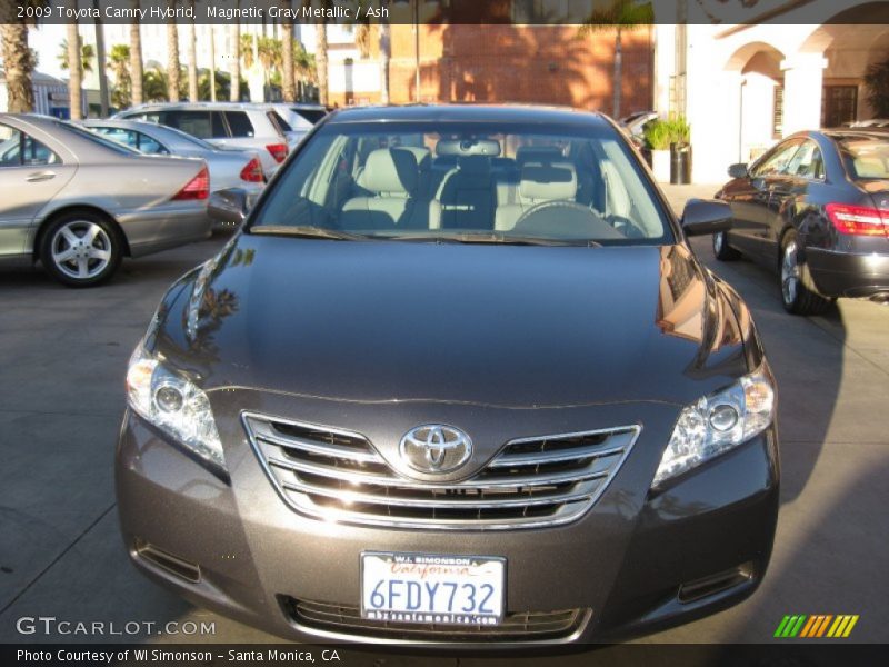 Magnetic Gray Metallic / Ash 2009 Toyota Camry Hybrid