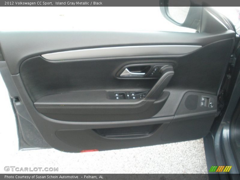 Island Gray Metallic / Black 2012 Volkswagen CC Sport