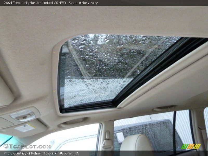 Super White / Ivory 2004 Toyota Highlander Limited V6 4WD