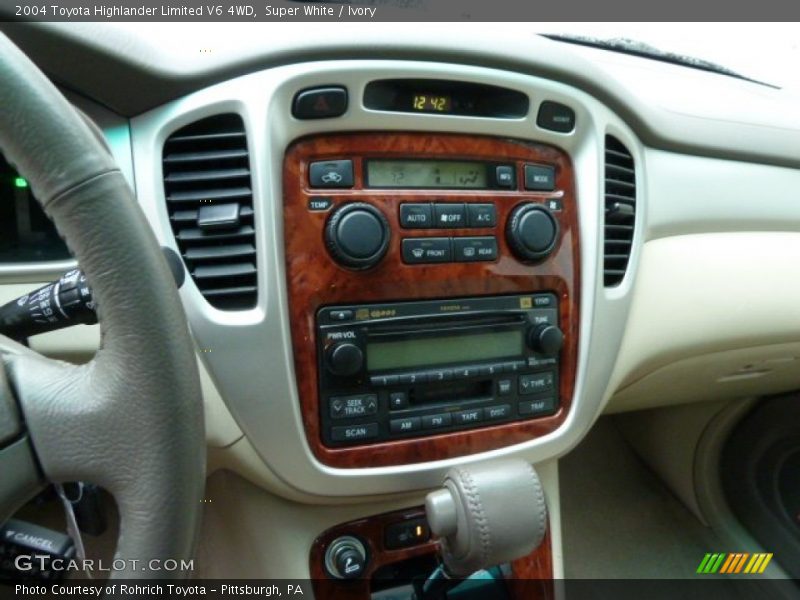 Super White / Ivory 2004 Toyota Highlander Limited V6 4WD