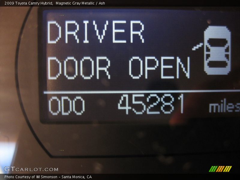 Magnetic Gray Metallic / Ash 2009 Toyota Camry Hybrid