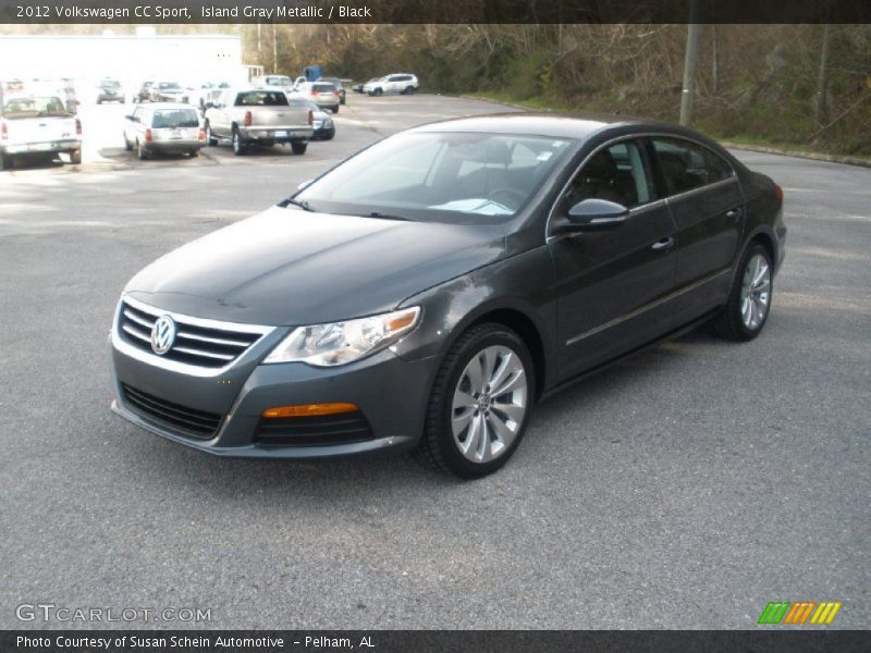 Island Gray Metallic / Black 2012 Volkswagen CC Sport