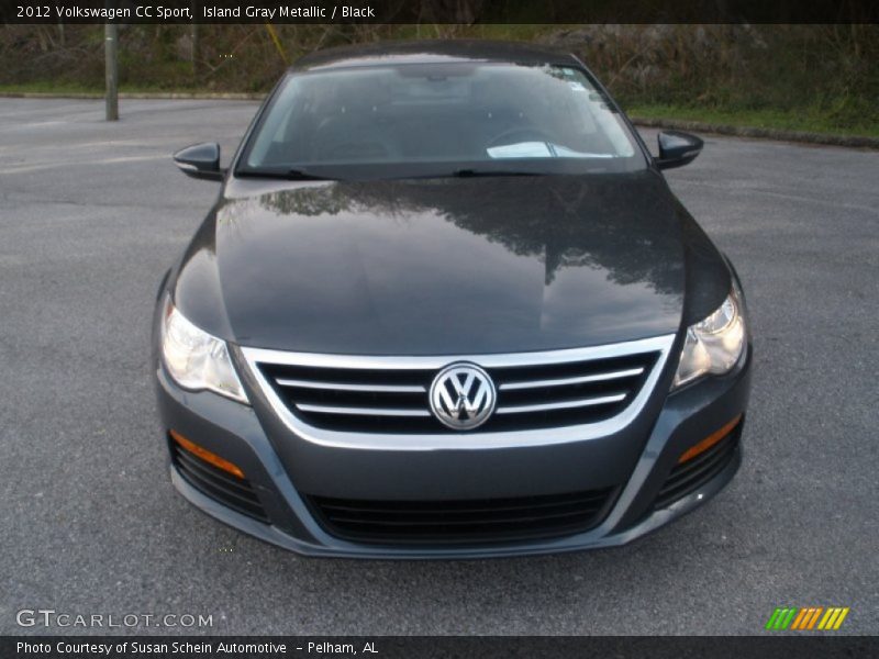 Island Gray Metallic / Black 2012 Volkswagen CC Sport
