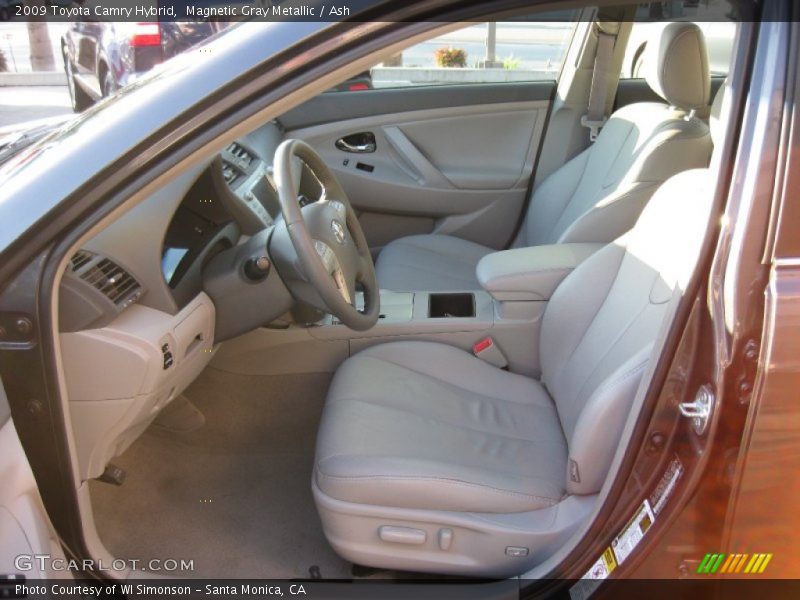 Magnetic Gray Metallic / Ash 2009 Toyota Camry Hybrid