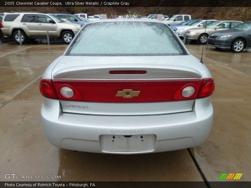 Ultra Silver Metallic / Graphite Gray 2005 Chevrolet Cavalier Coupe