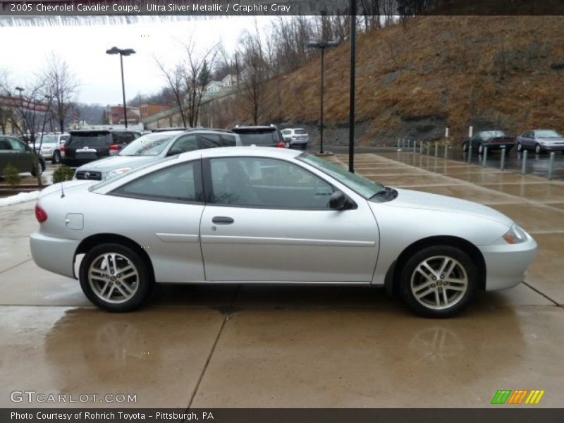 Ultra Silver Metallic / Graphite Gray 2005 Chevrolet Cavalier Coupe