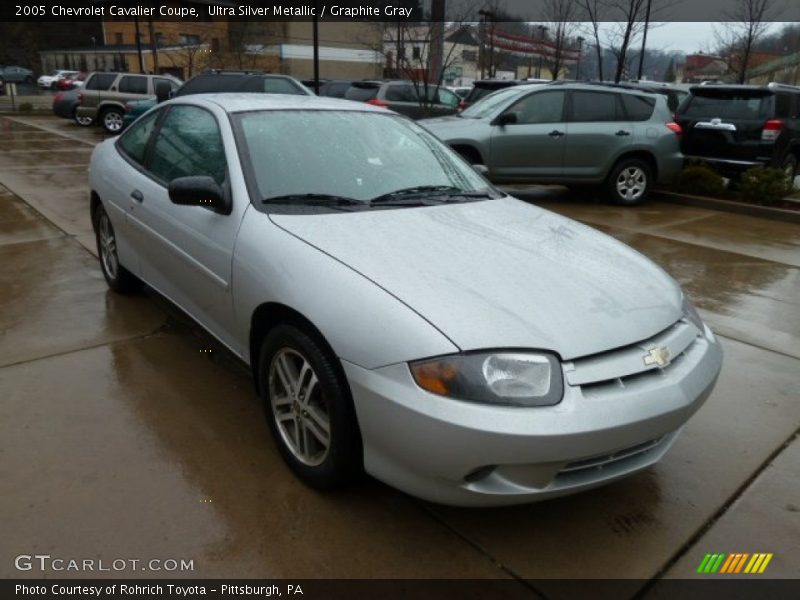 Ultra Silver Metallic / Graphite Gray 2005 Chevrolet Cavalier Coupe