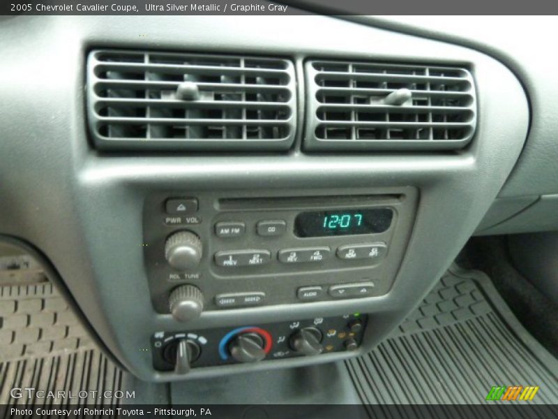 Ultra Silver Metallic / Graphite Gray 2005 Chevrolet Cavalier Coupe