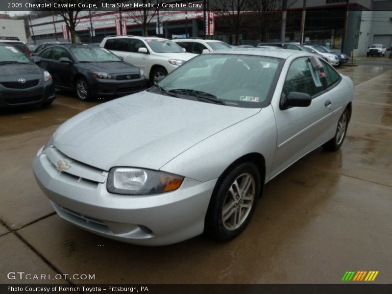 Ultra Silver Metallic / Graphite Gray 2005 Chevrolet Cavalier Coupe