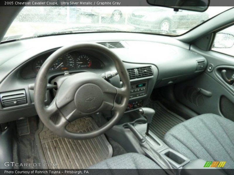 Ultra Silver Metallic / Graphite Gray 2005 Chevrolet Cavalier Coupe