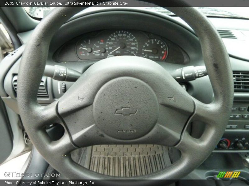 Ultra Silver Metallic / Graphite Gray 2005 Chevrolet Cavalier Coupe
