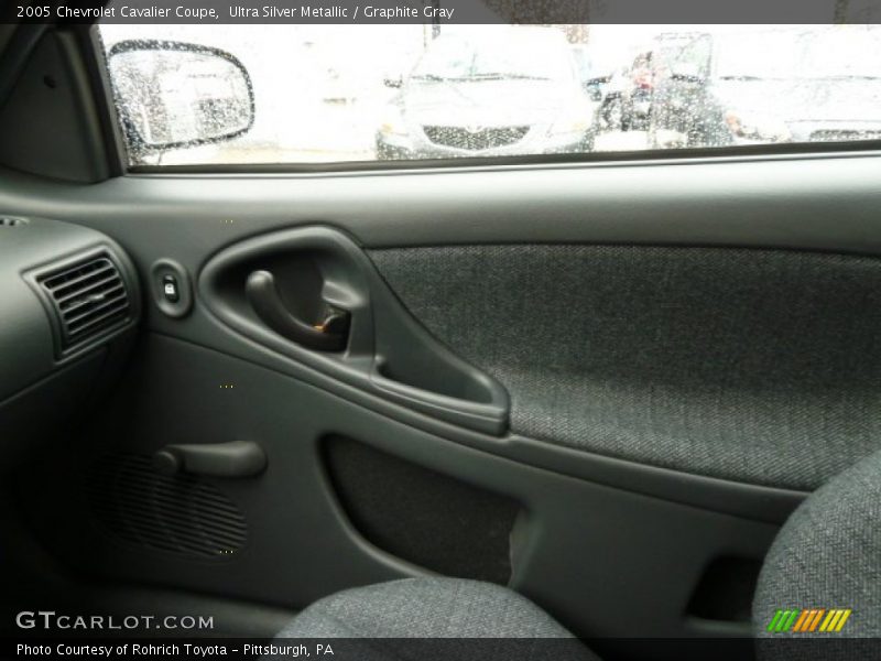 Ultra Silver Metallic / Graphite Gray 2005 Chevrolet Cavalier Coupe