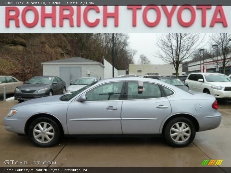 Glacier Blue Metallic / Gray 2005 Buick LaCrosse CX