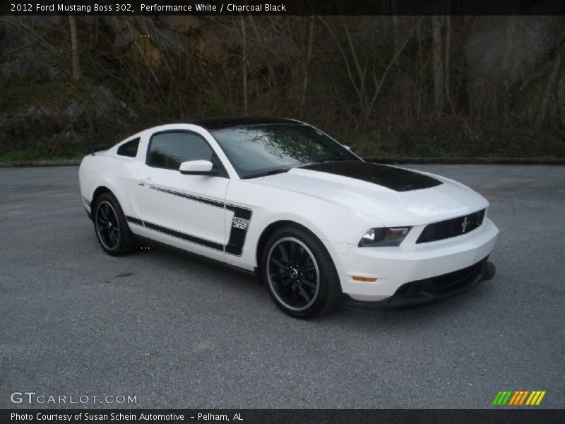 Front 3/4 View of 2012 Mustang Boss 302