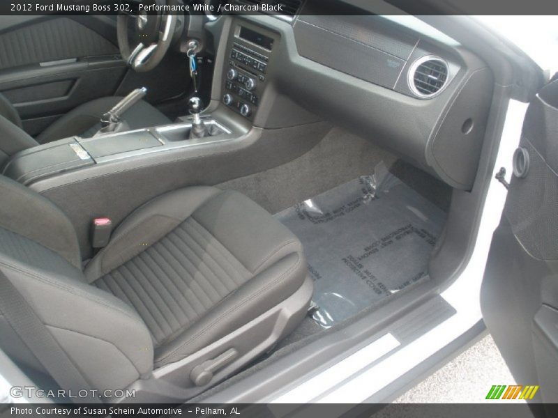 Performance White / Charcoal Black 2012 Ford Mustang Boss 302