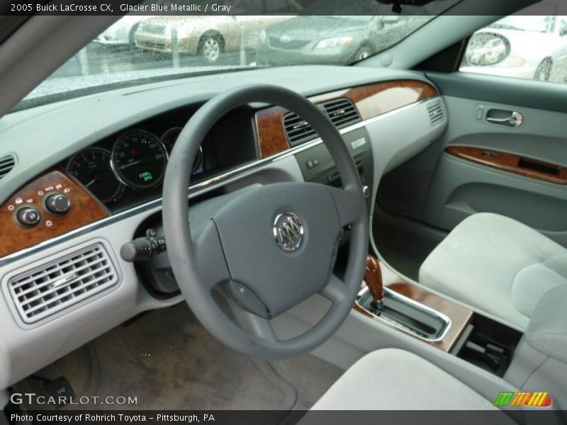 Glacier Blue Metallic / Gray 2005 Buick LaCrosse CX