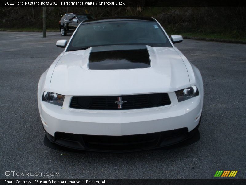 Performance White / Charcoal Black 2012 Ford Mustang Boss 302